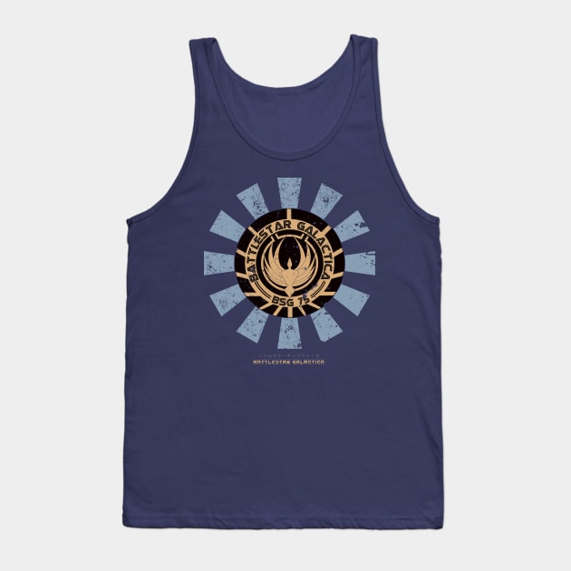 Battlestar Galactica Retro Japanese Tank Top by Nova5